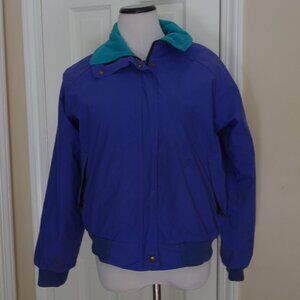 Vtg REI Gore-Tex Fleece Winter Jacket – Purple / Turquoise – Wmns 10